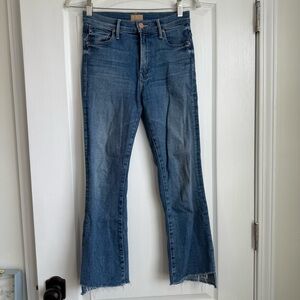 Mother Insider Crop Step Fray in Hey Sun, 24